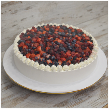 как рассчитать диаметр торта